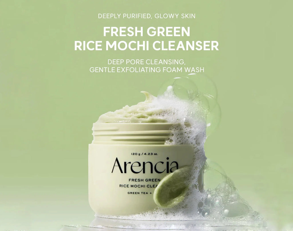 Arencia Fresh Green Rice Mochi Cleanser | Deep Pore Korean Cleanser