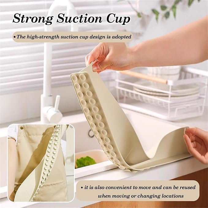 Silicone Sink Splash Guard™ | Keep Your Kitchen Counter Dry & Splash-Free