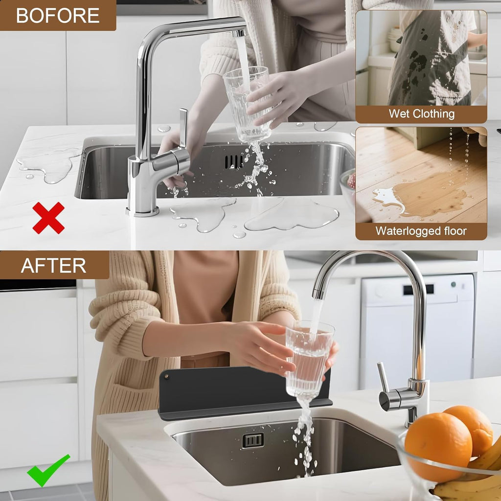 Silicone Sink Splash Guard™ | Keep Your Kitchen Counter Dry & Splash-Free