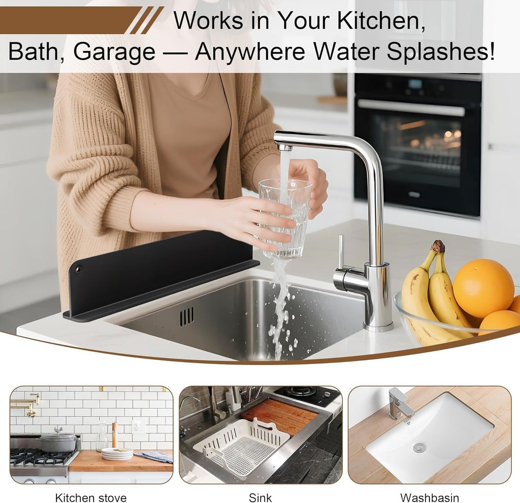 Silicone Sink Splash Guard™ | Keep Your Kitchen Counter Dry & Splash-Free