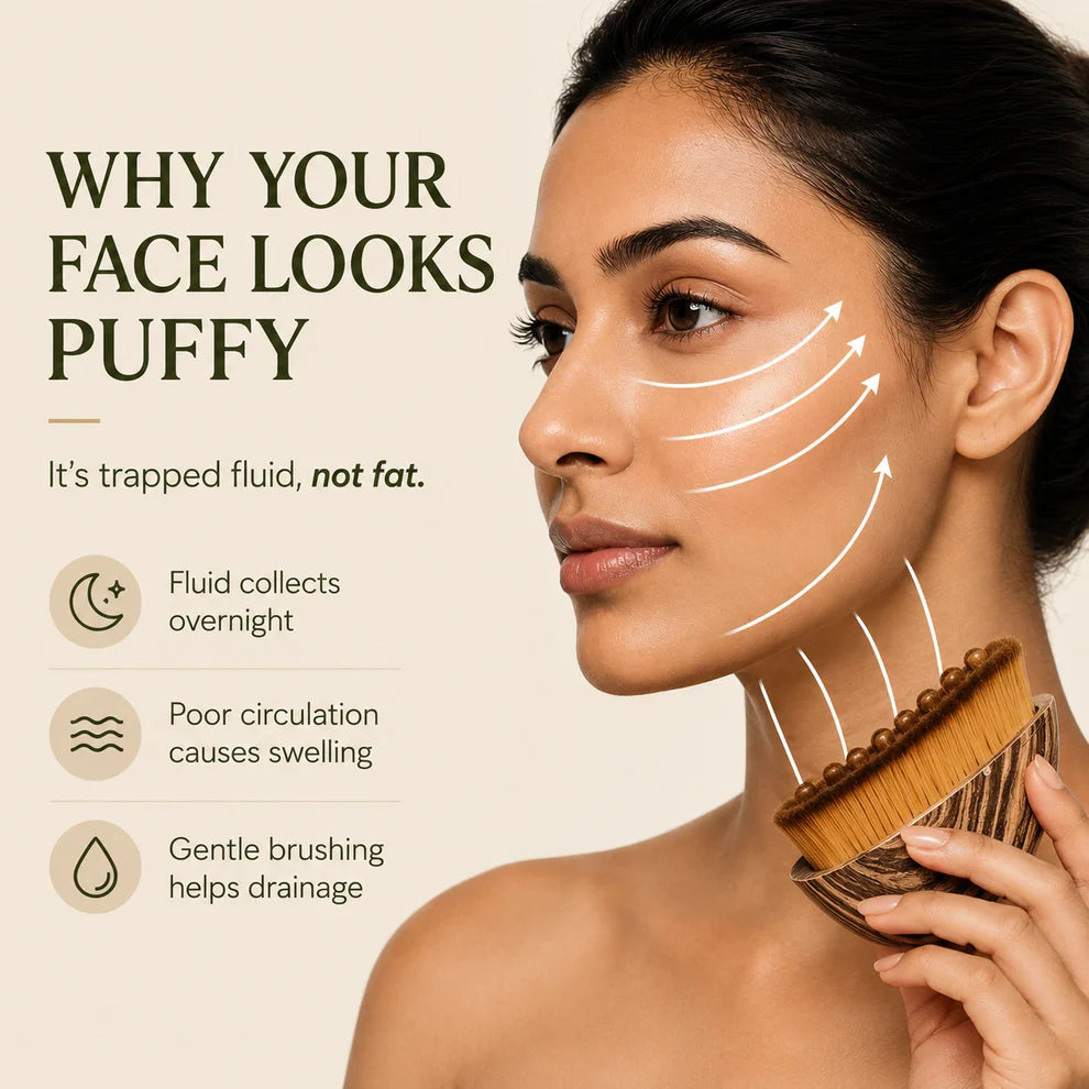 Face Sculpting Brush – Reduce Puffiness & Define Your Jawline
