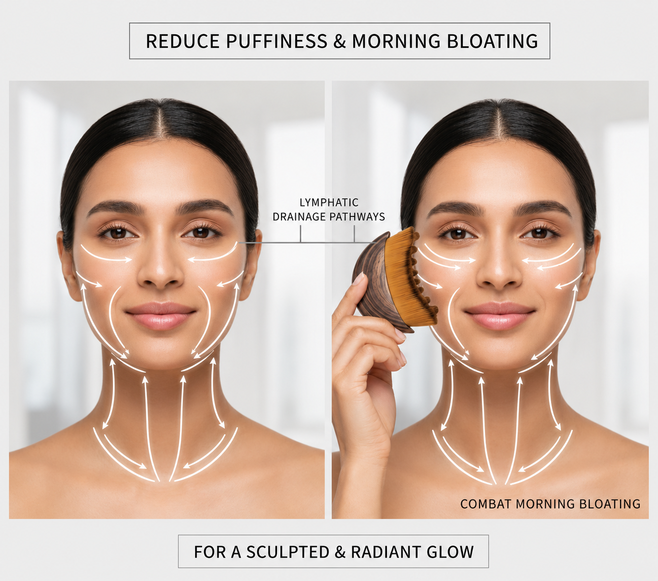 Face Sculpting Brush – Reduce Puffiness & Define Your Jawline